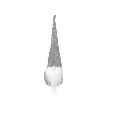 Un gnome gris debout
