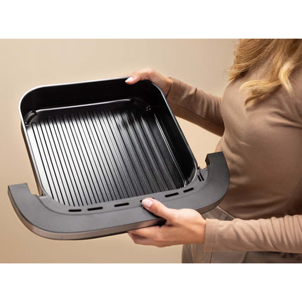 Heißluftfritteuse 4L, Pizzafunktion, fettfreies Kochen