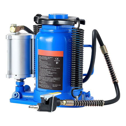 Air Hydraulic Bottle Jack, 32 Ton, 255–415 mm Lift