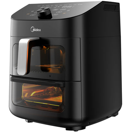 Airfryer 2 in 1 Kombination mit Backofen 6,4 + 4,4 Liter