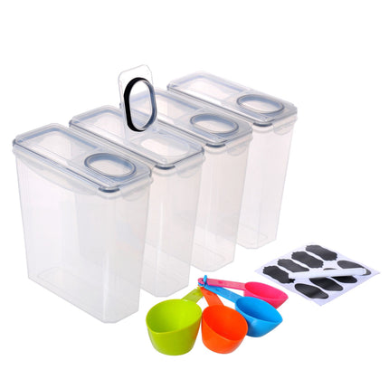 Luftdichte Lebensmittelbehälter, 3,7 l, 4er-Pack