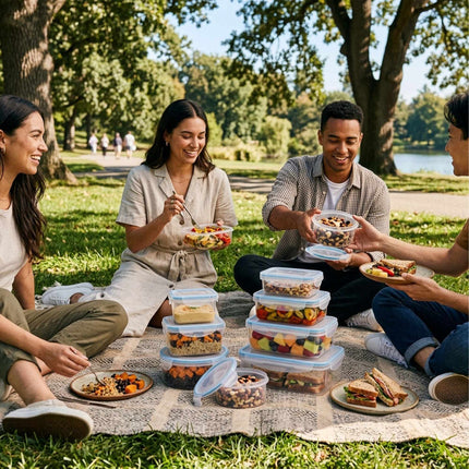 Ensemble de 8 boîtes de conservation hermétiques pour aliments