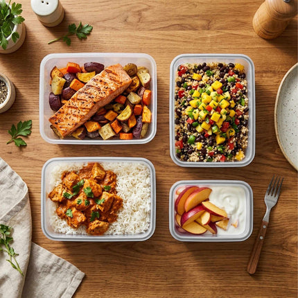 Ensemble de 8 boîtes de conservation hermétiques pour aliments