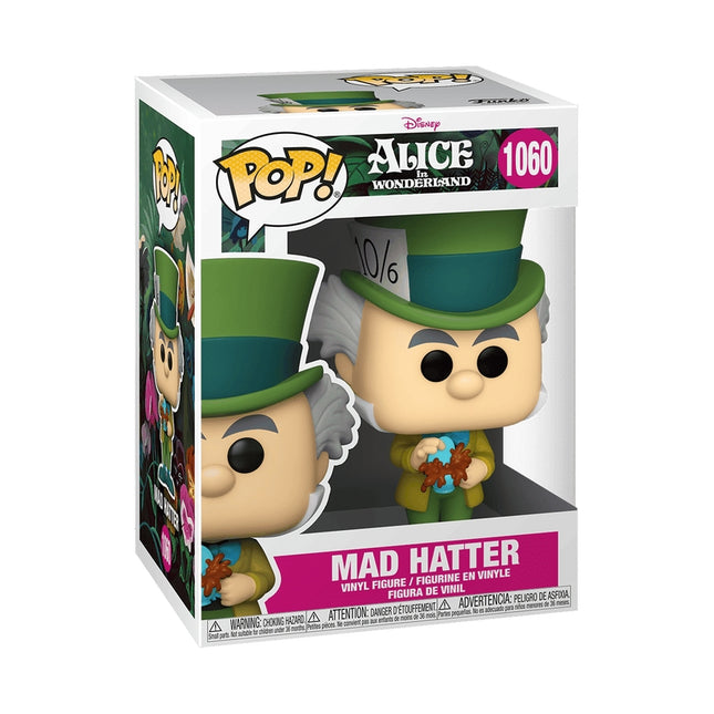 Figurine Funko Pop en vinyle Alice au pays des merveilles du Chapelier fou