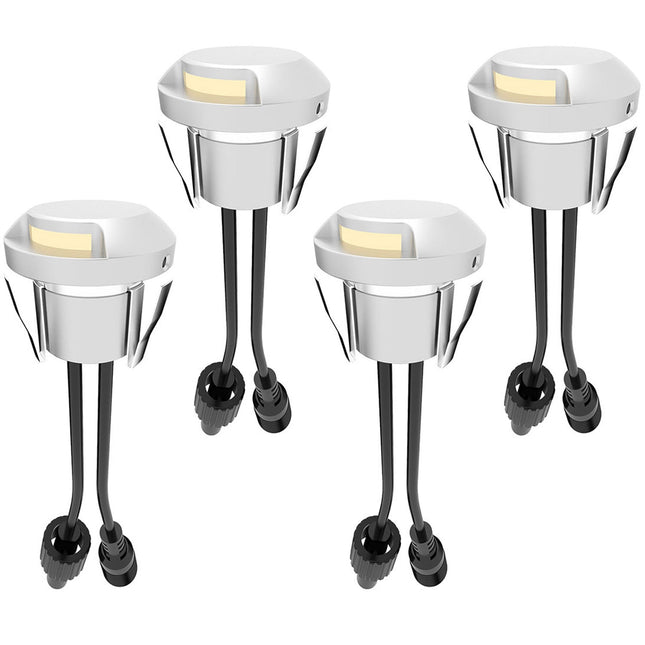 Allan Steplight Kit 4er-Pack inkl. Netzteil 12V 3000K 5lm IP67