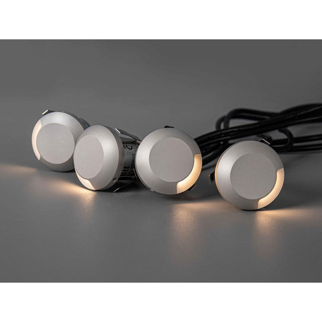 Allan Steplight Kit 4er-Pack inkl. Netzteil 12V 3000K 5lm IP67