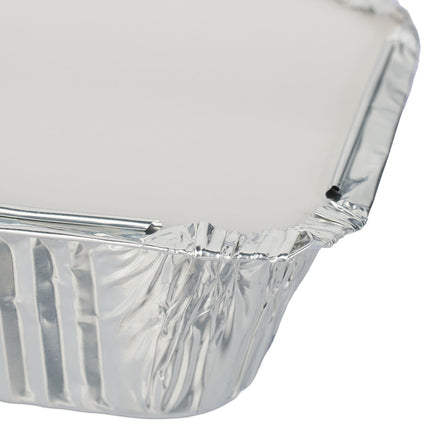 Aluminium-Lebensmittelbehälter mit Deckel – 100er-Set