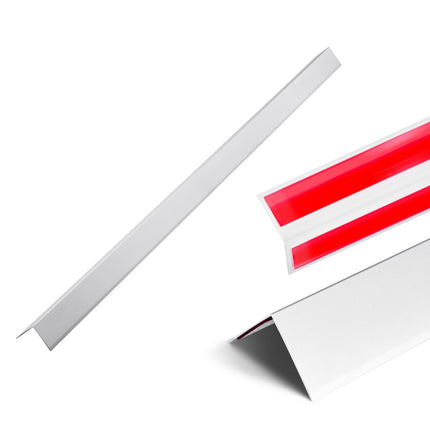 Aluminum Wall Corner Guards, 12 Pack, 48 Inch, Adhesive Tape