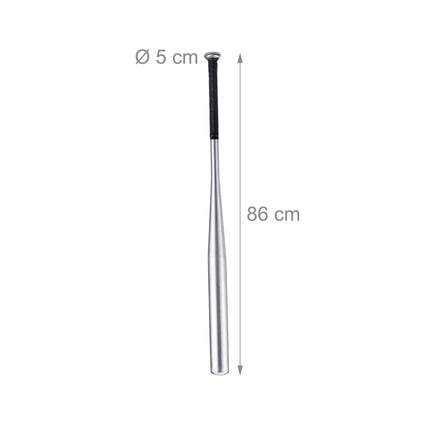 Batte de baseball en aluminium argenté