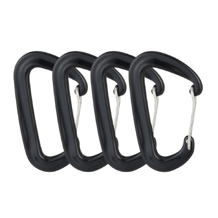 Mousqueton en aluminium, lot de 4