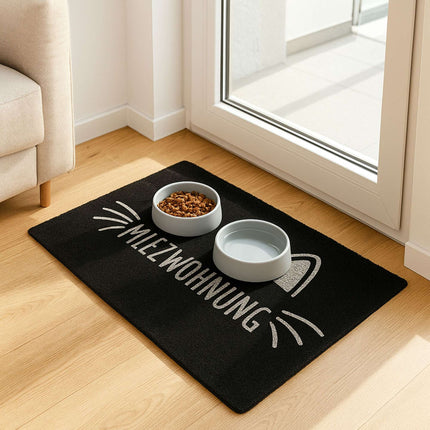 Tapis d'entrée à motifs animaux, fibre de coco, 60 x 40 cm, anti-salissures