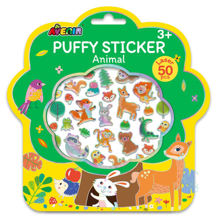 Tier-Puffy-Sticker, verschiedene Designs, Spaß für Kinder