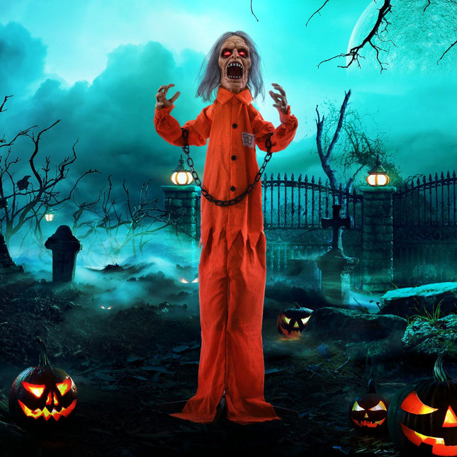 Animierte Halloween-Dekoration mit Sound- und Lichteffekten