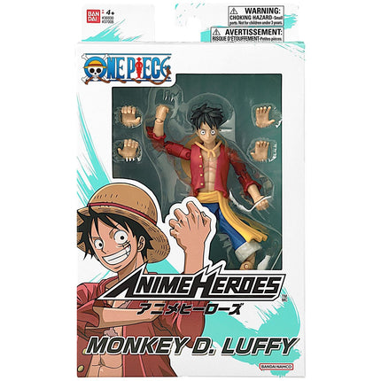 Figurine One Piece Anime Heroes avec accessoires, 16 cm - Monkey D. Luffy
