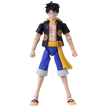 Figurine One Piece Anime Heroes avec accessoires, 16 cm - Monkey D. Luffy (version Dressrosa)