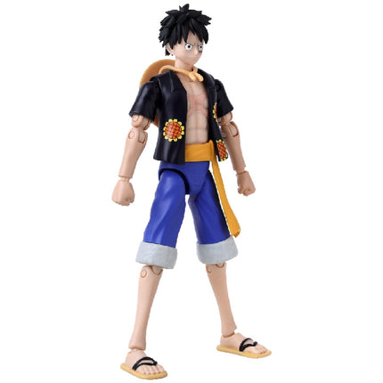 Figurine One Piece Anime Heroes avec accessoires, 16 cm - Monkey D. Luffy (version Dressrosa)