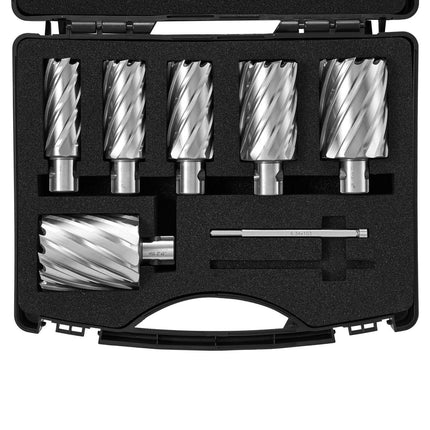 Annular Cutter Set, 6-Piece Universal Shank, 2-In Depth