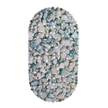 Tapis de bain antidérapant motif pierre