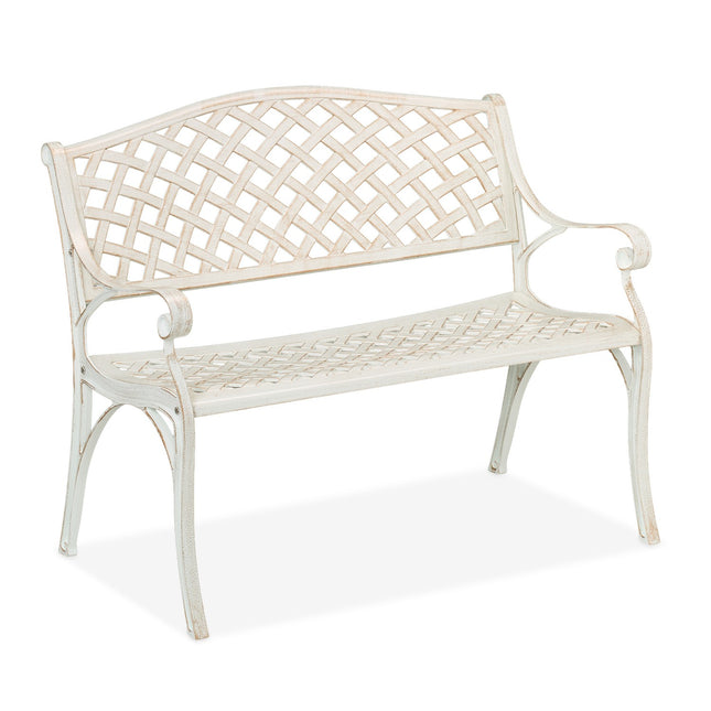 Banc de jardin en métal de style antique - Sièges d'extérieur