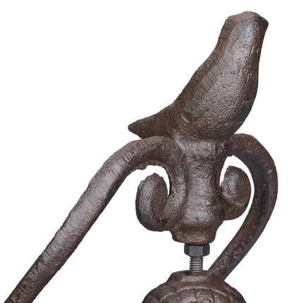 Sonnette de porte antique en fonte