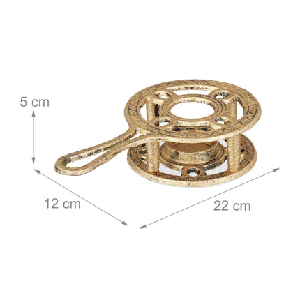 Antike Teekanne in Gold