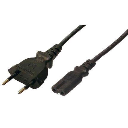 Appliance cable Euro - C7 Black 1.8m