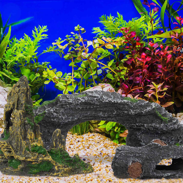 Aquariendekoration, 3-teilig