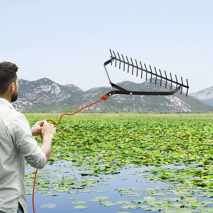 Aquatic Weed Rake 32-Inch Head, 30-Foot Rope