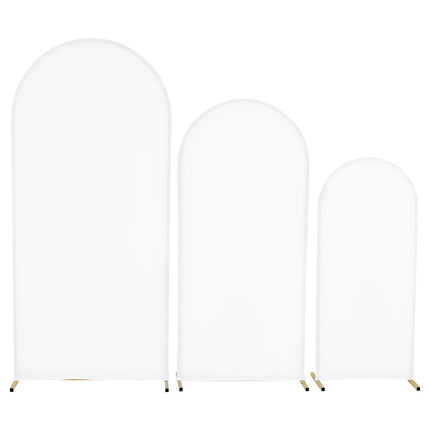 Arch Backdrop Stand Set of 3, Gold Metal, 1.2–1.8 m