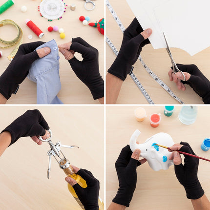 Arthritis-Kompressionshandschuhe Arves InnovaGoods 2 Einheiten - L