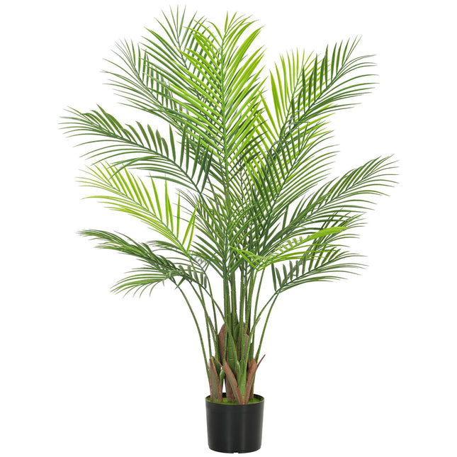 Palmier Areca artificiel, 120 cm, résistant aux UV, intérieur/extérieur