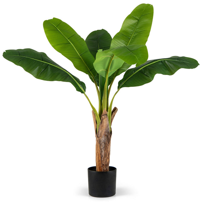 Künstliche Bananenpflanzen, 107 cm, PEVA, 2er-Set