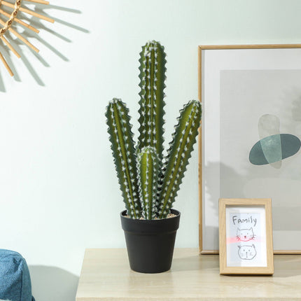 Cactus artificiel en pot - 53 cm, sans entretien