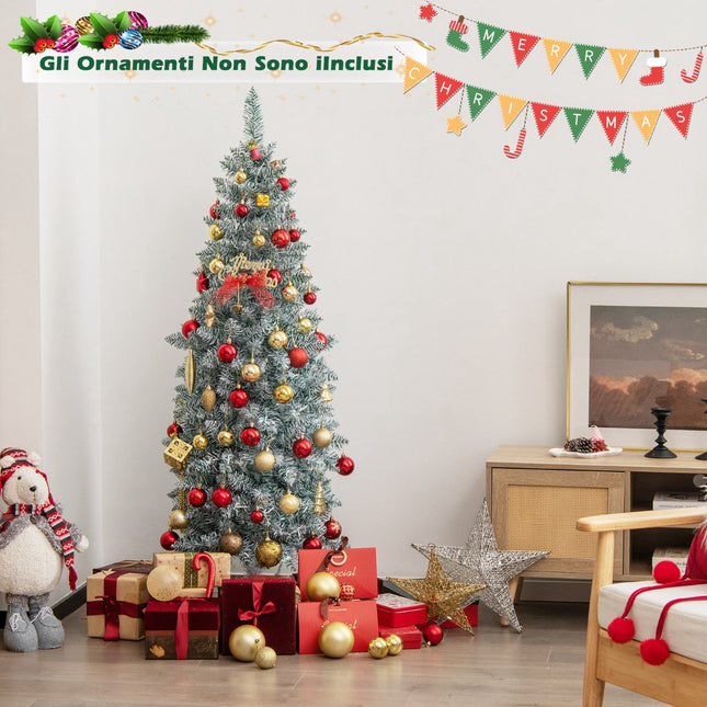 Künstlicher Weihnachtsbaum 150cm, 190 mehrfarbige LED-Lichter
