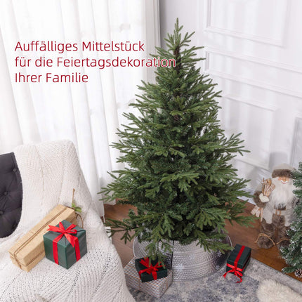 Künstlicher Weihnachtsbaum, 150cm, 1724 Zweigspitzen, Metallständer
