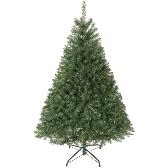 Sapin de Noël artificiel, 150 cm, branches articulées, support en métal