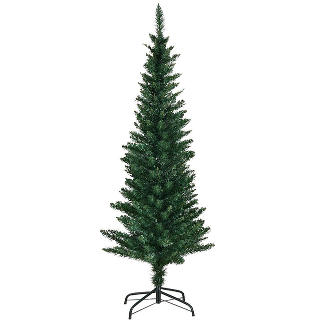 Sapin de Noël artificiel, 150 cm, PVC, support en métal