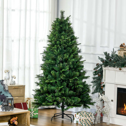 Grüner künstlicher Weihnachtsbaum, 180 cm, mit Ständer