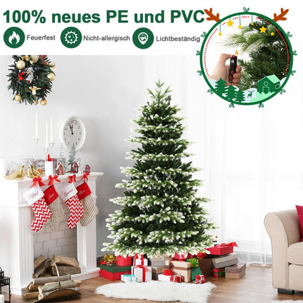 Künstlicher Weihnachtsbaum 180cm, 350 LED, Fernbedienung, Ständer