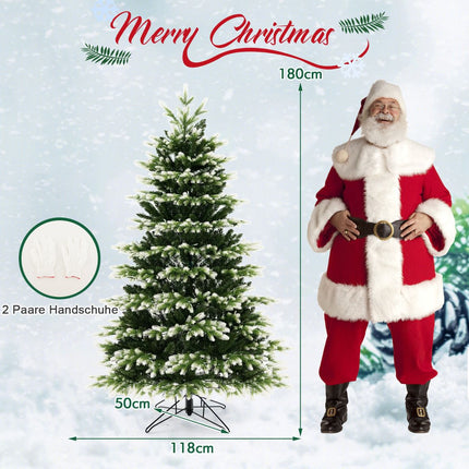 Künstlicher Weihnachtsbaum 180cm, 350 LED, Fernbedienung, Ständer