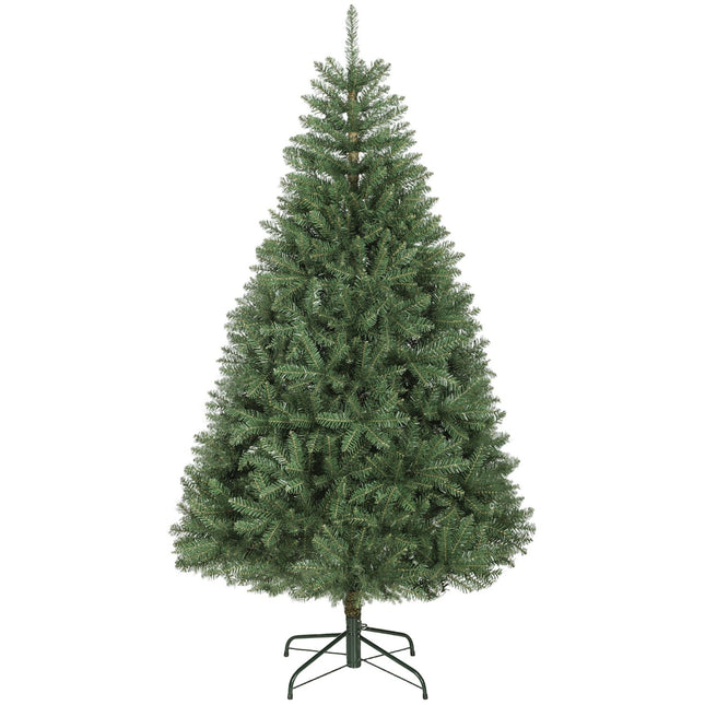 Sapin de Noël artificiel, 180 cm, branches articulées, support en métal