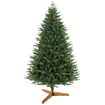 Sapin de Noël artificiel, 180 cm, sapin nordique avec pied en pin