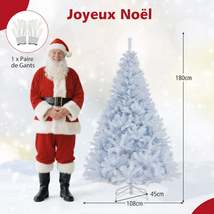 Künstlicher Weihnachtsbaum 180cm, vorbeleuchtet 280 LED, klappbar