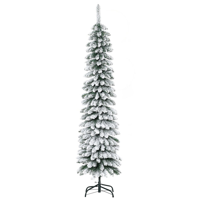 Künstlicher Weihnachtsbaum, 180 cm, beschneite Zweige, für Innenräume