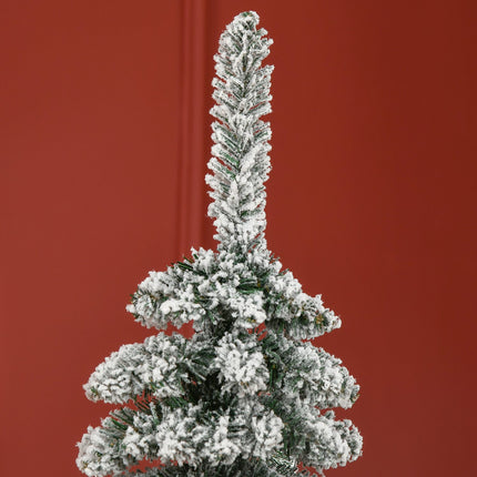 Künstlicher Weihnachtsbaum, 180 cm, beschneite Zweige, für Innenräume