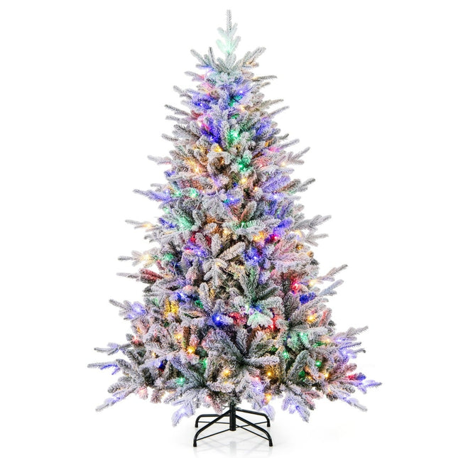 Künstlicher Weihnachtsbaum, 186 cm, 260 LED-Leuchten, 8 Modi
