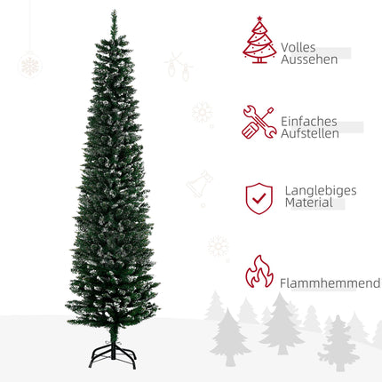 Sapin de Noël artificiel, 190 cm, réaliste, ignifugé