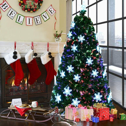 Künstlicher Weihnachtsbaum 210 cm, 40 LED-Lichter, Ständer
