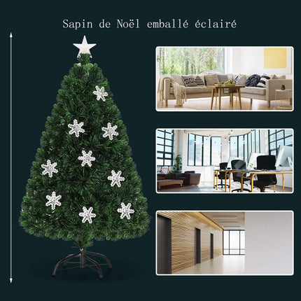 Künstlicher Weihnachtsbaum 210 cm, 40 LED-Lichter, Ständer