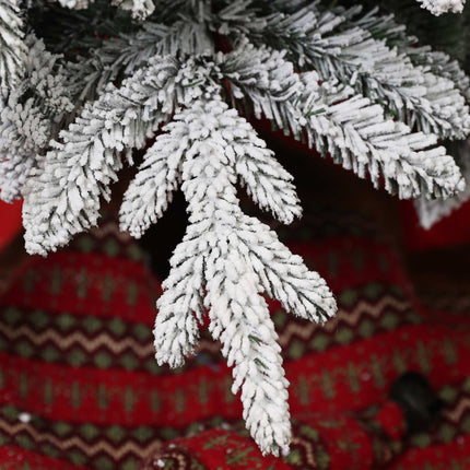 Sapin de Noël artificiel de 210 cm avec neige et 800 branches